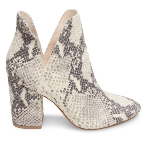steve madden camryn snake bootie